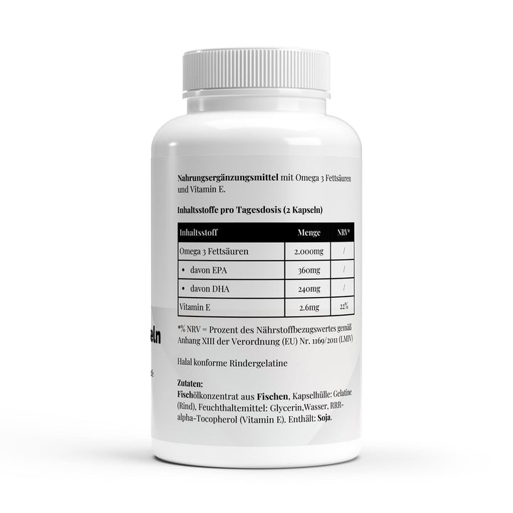 Omega 3 Triglycerides 18/12 (Halal Gelatin) - 140 Softgels