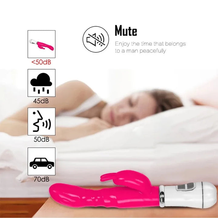 Double Massager Rabbit Adult Toys for Women