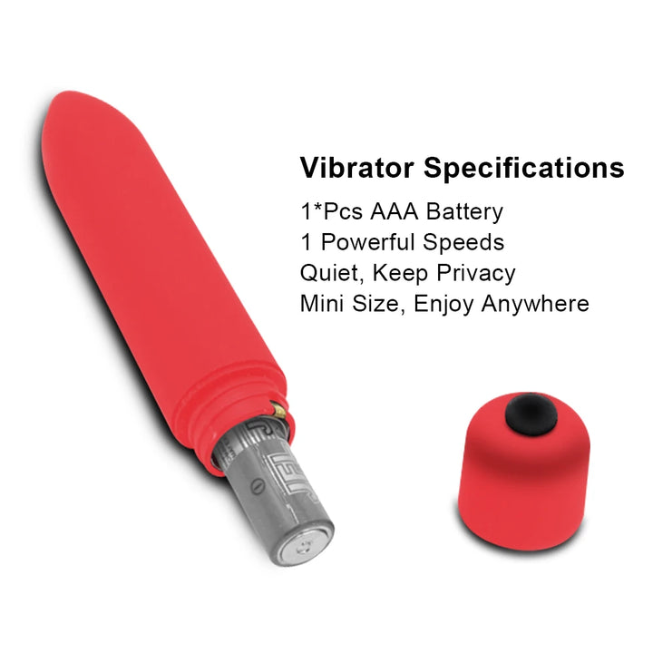 Massager 10 Speeds Mini Bullet Erotic Toy for Women
