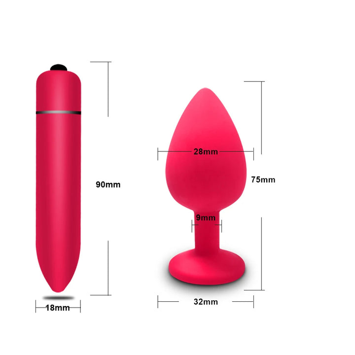 Massager 10 Speeds Mini Bullet Erotic Toy for Women