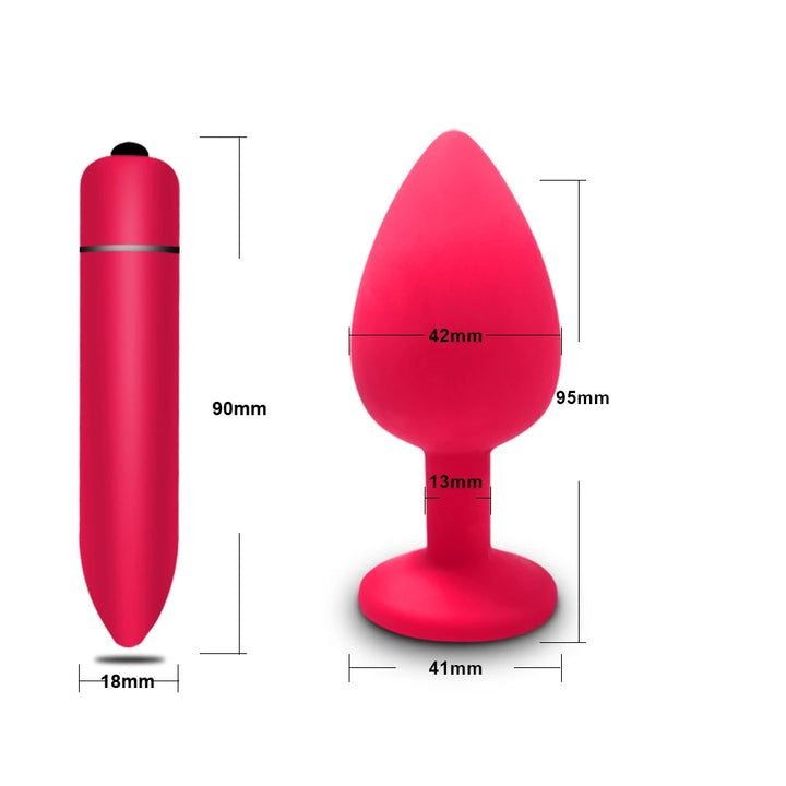 Massager 10 Speeds Mini Bullet Erotic Toy for Women