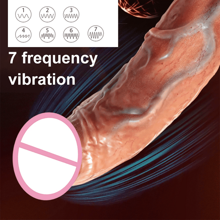 Massager Big Dildos Retractable Swinging Warming Tongue Lick Stimulator Toy