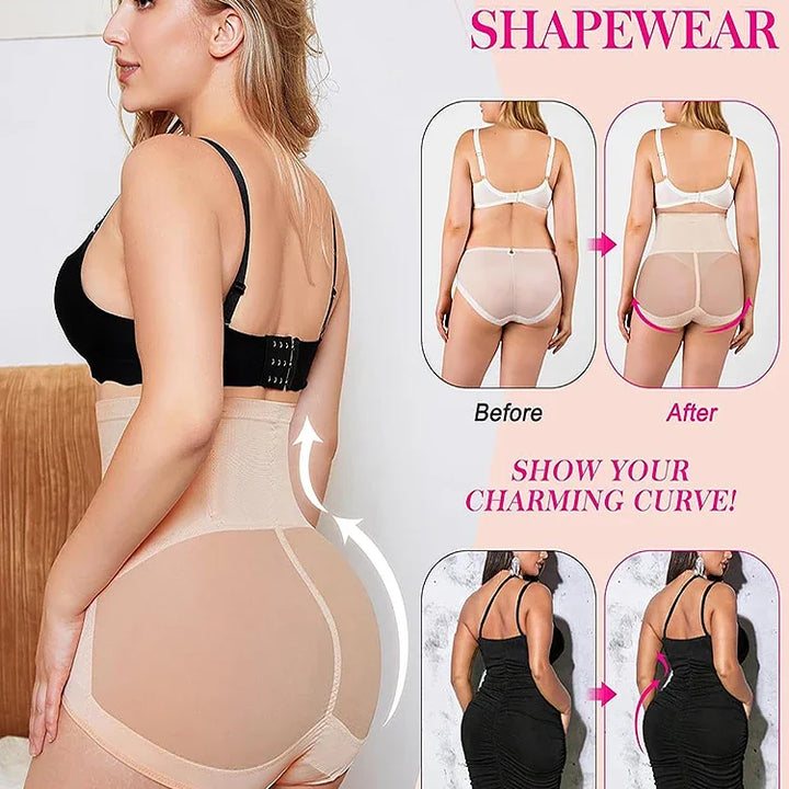 High Waisted Shapers Control Panties Slimming Abdomen Tummy Control Waist Trainer Shapewear Butt Lifter Underwear Body Shaper