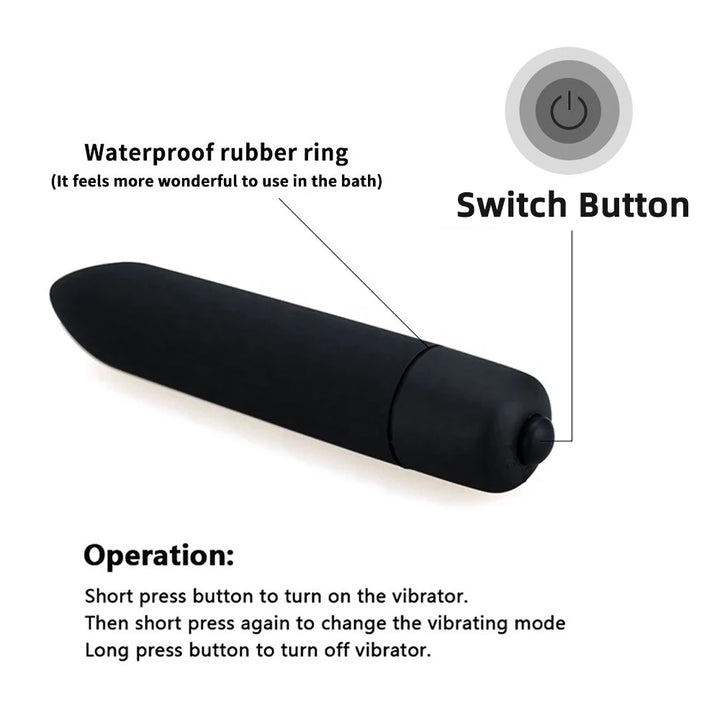 Massager Mini Bullet  10 Speed Vibration Stimulation Adult Toy for Women