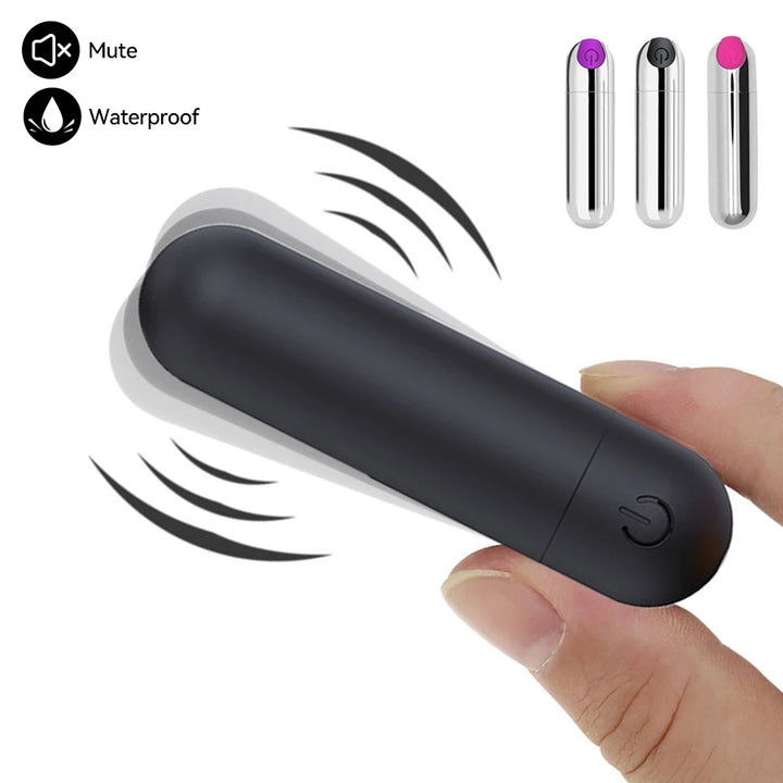 Massager 10-Speed Mini Bullet Rechargeable Wireless Adult Toys for Women