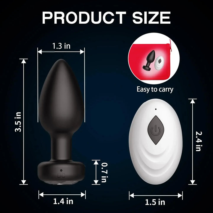 Massager Anal Plug 10 Speeds Butt Plug APP Remote Control Toys for Women