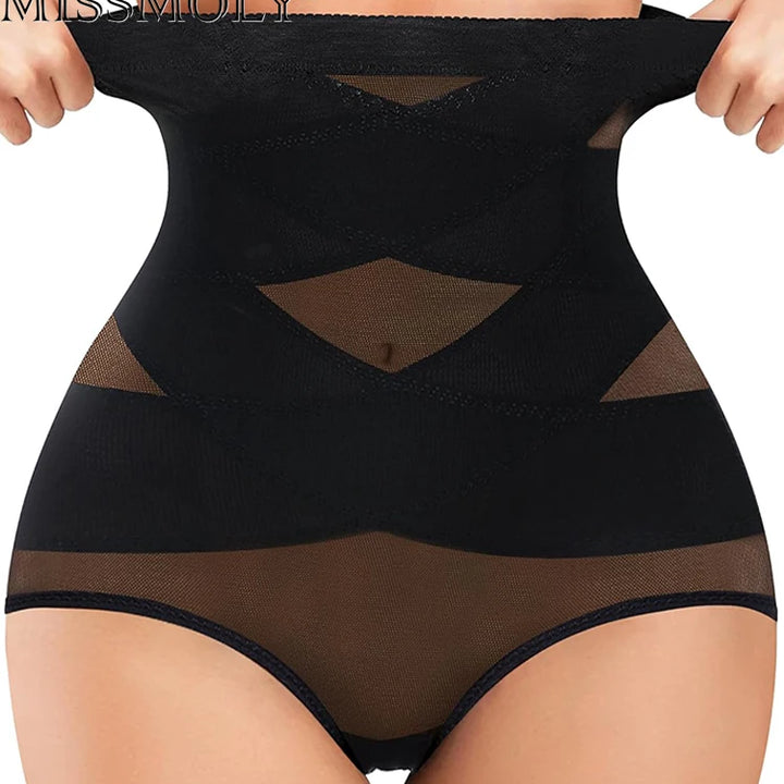High Waisted Shapers Control Panties Slimming Abdomen Tummy Control Waist Trainer Shapewear Butt Lifter Underwear Body Shaper