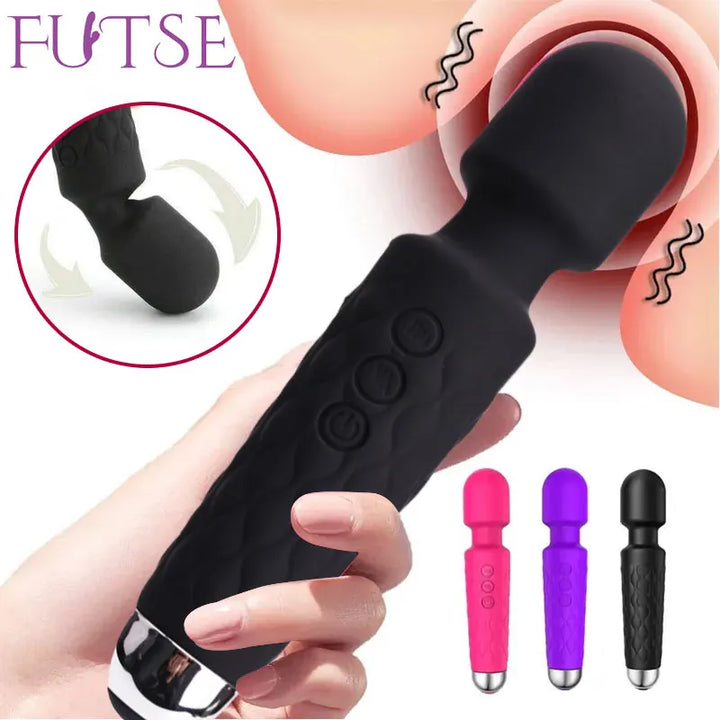 Massager 20 Speeds Powerful Magic-Wand Adult Toys for Women