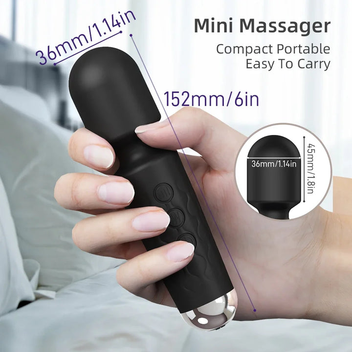 Massager 20 Speeds Powerful Magic-Wand Adult Toys for Women