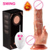 Massager Big Dildos Retractable Swinging Warming Tongue Lick Stimulator Toy