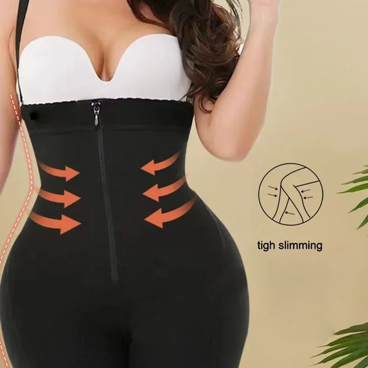 AfruliA Fajas Colombiana Girdle Full Body Shaper Lift Up Butt Lifter Bodysuits Tummy Control Panties Waist Trainer Thigh Slimmer