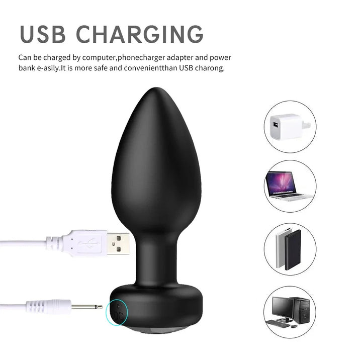 Massager Anal Plug 10 Speeds Butt Plug APP Remote Control Toys for Women