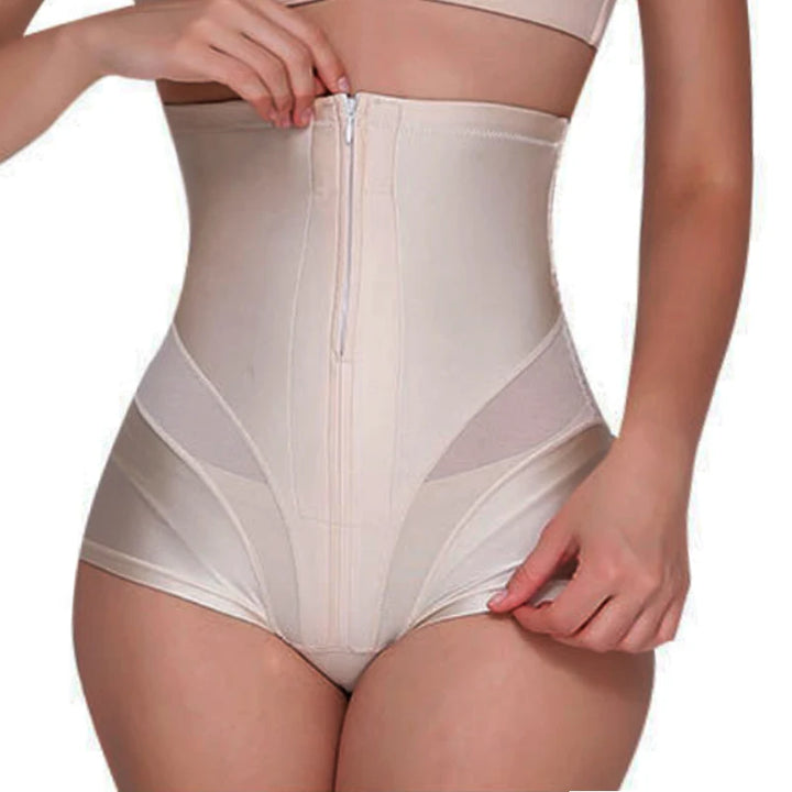 Shaper Panties Sexy Lace Shapers Body Shaper with Zipper Double Control Panties Women Shapewear Sexy Lace Waist Trainer