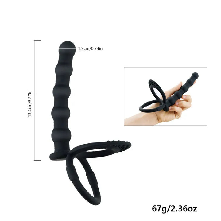 Massager Double Penetration Penis Dildo Sex Toys For Women